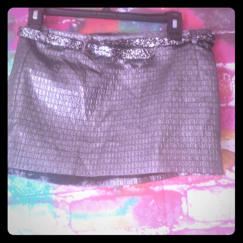 Shiny skirt